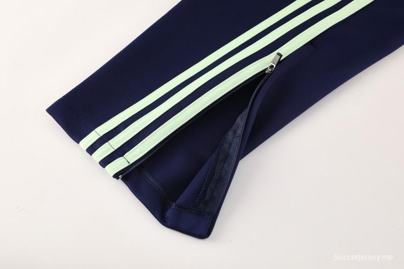 25/26 أجاكس أمستردام 25/26 جاكيت أمستردام أزرق داكن سحاب كامل سترة رياضية + بنطلون طويل