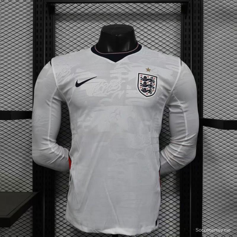 نسخة 25/26 قميص بأكمام طويلة الأكمام رياضي إنجليزي محلي الصنع