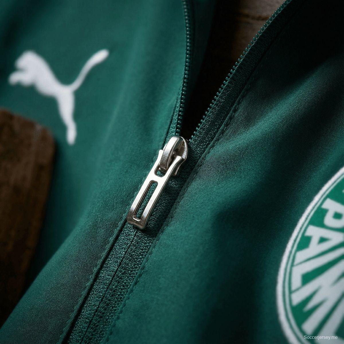 2026 سترة واقية من الرياح باللون الأخضر من Palmeiras