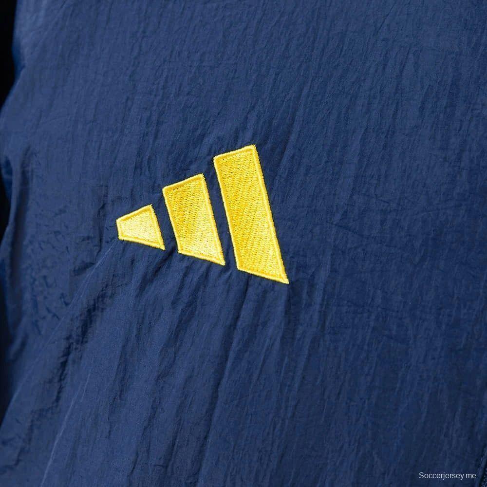 2026 بوكا جونيورز سترة سوداء واقية من الرياح