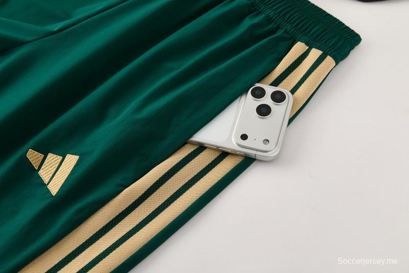 2026 إيطاليا سترة بيضاء بغطاء رأس وسحاب كامل + بنطال طويل