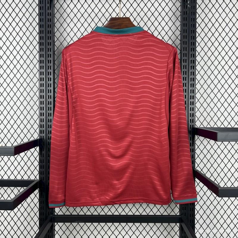 2026 كأس العالم البرتغال قميص طويل الأكمام