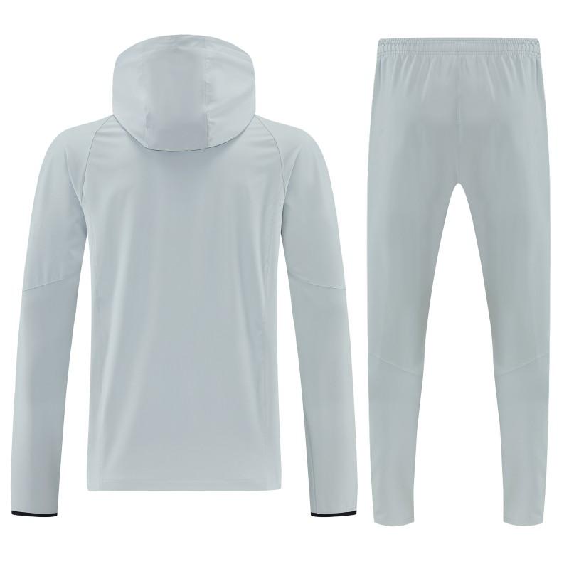 26/27 طقم رياضي جزائري بجاكيت بغطاء رأس وسحاب كامل + بنطال طويل