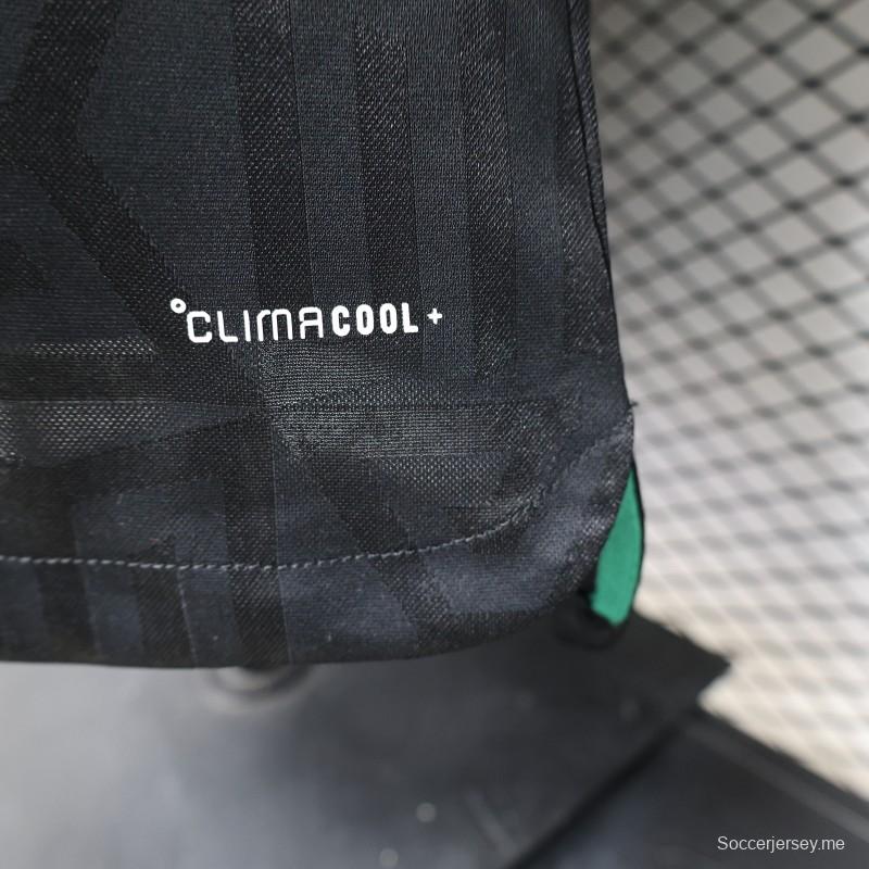 قميص خارجي من طراز Adidas Originals، إصدار خاص، نسخة اللاعب 2026، المكسيك، أسود داكن، بشعار Monogram