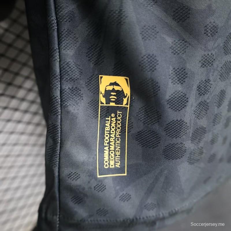 قميص اللاعب الإصدار 2026، طراز "أرجنتينا الأسود مع الشمس الذهبية"، الإصدار الخاص