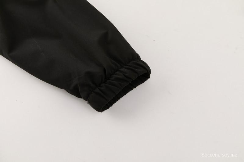 26/27 طقم رياضي من ليفربول باللون الأخضر مع سترة بغطاء رأس وسحاب كامل + بنطال طويل أسود