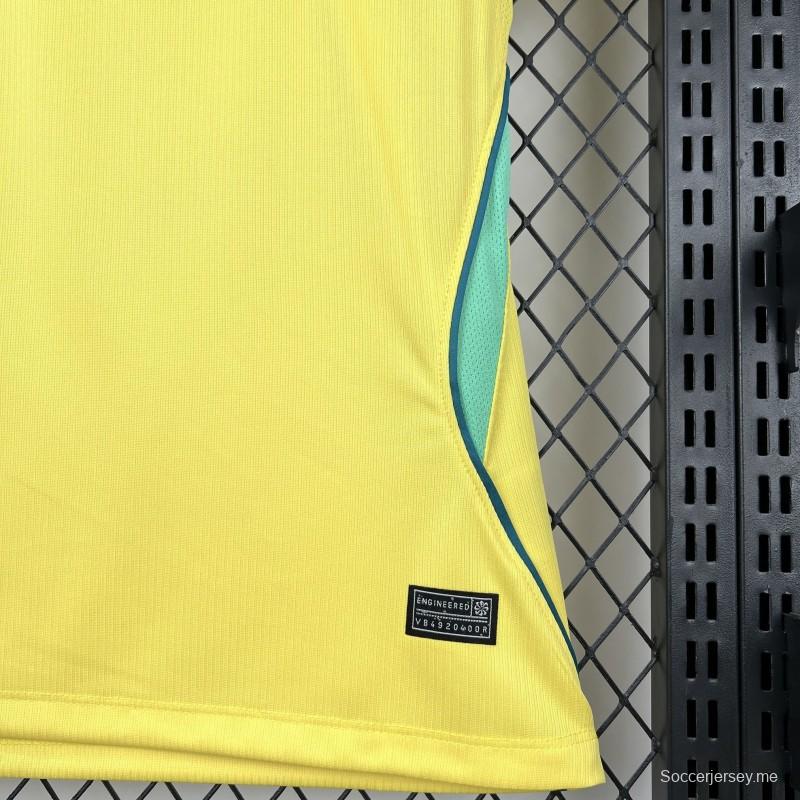 قميص المنتخب البرازيلي للسيدات في كأس العالم 2026 (قميص المباريات على أرضه)