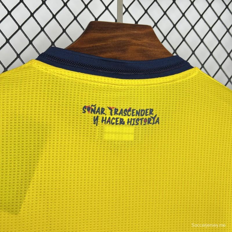 قميص إكوادور الرجالي للمباريات على أرضها في كأس العالم 2026