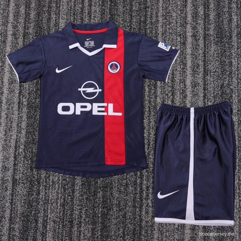 قميص باريس سان جيرمان (PSG) الرئيسي للموسم 2001/2002