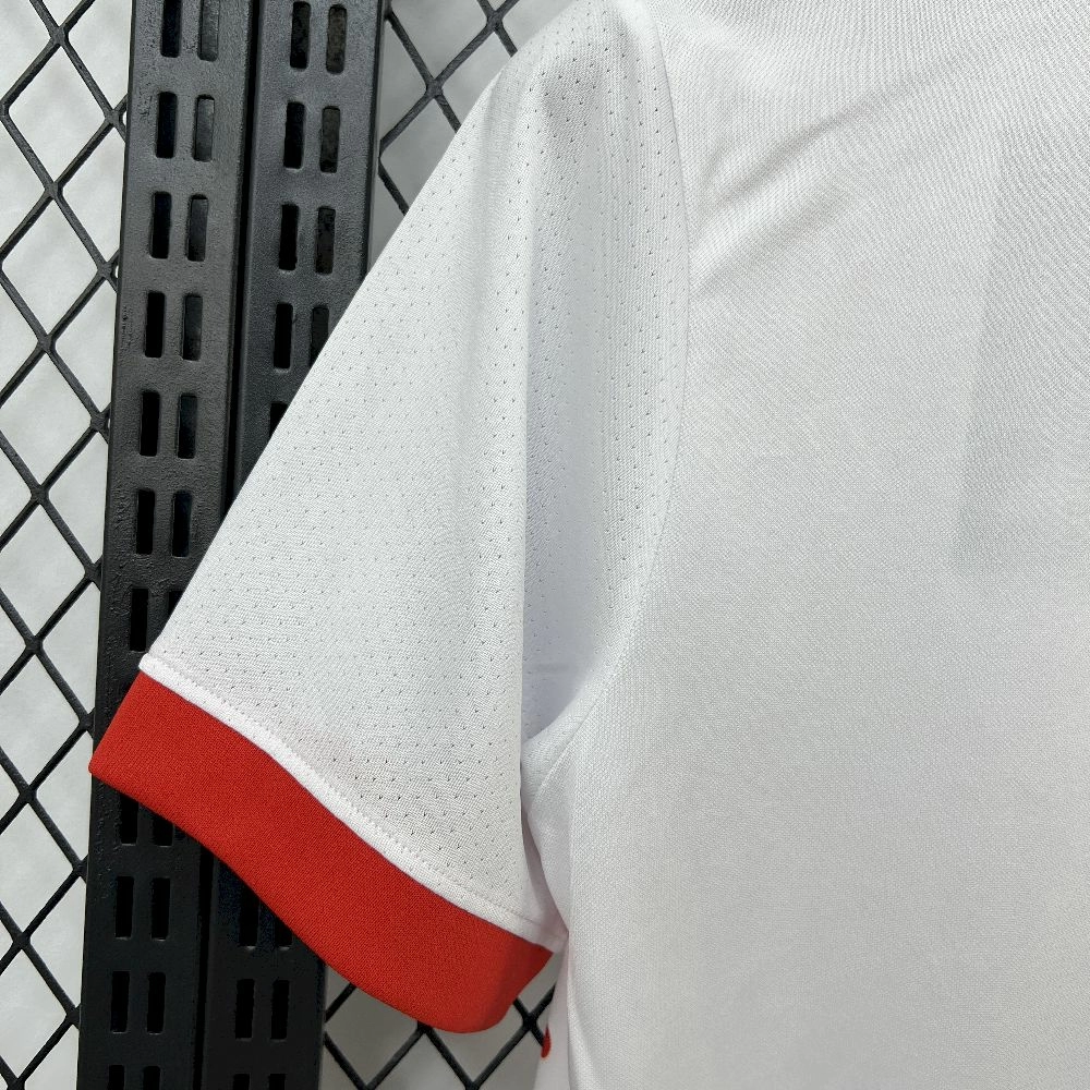 2025/26 قميص أبيض للرجال لنادي إشبيلية للرجال بقميص بريماتشي أبيض