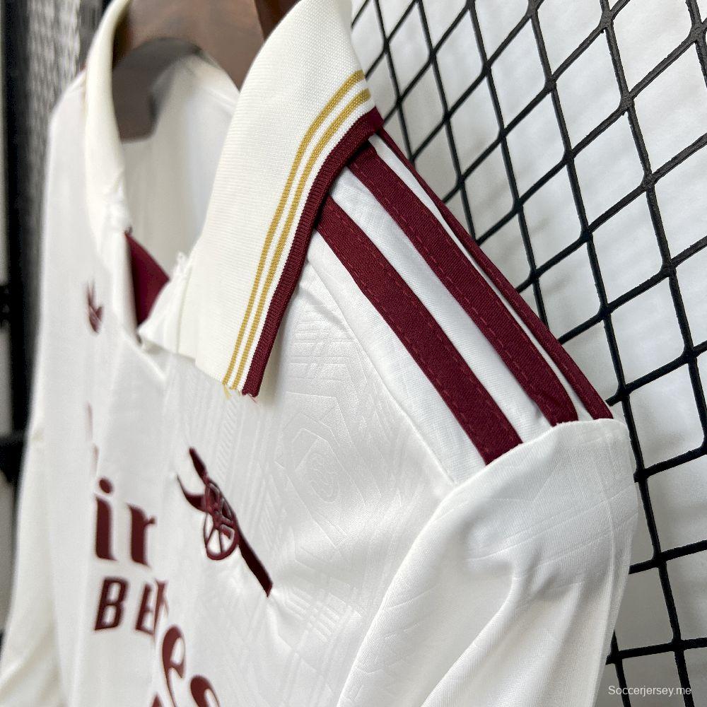 2025/26 قميص رجالي بأكمام طويلة للرجال من أرسنال الثالث