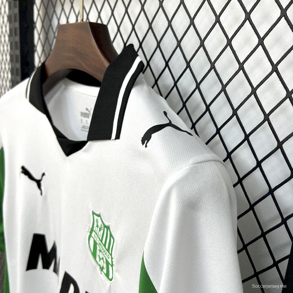 2025/26 قميص ساسولو كالتشيو للرجال للرجال خارج الديار 2025/26