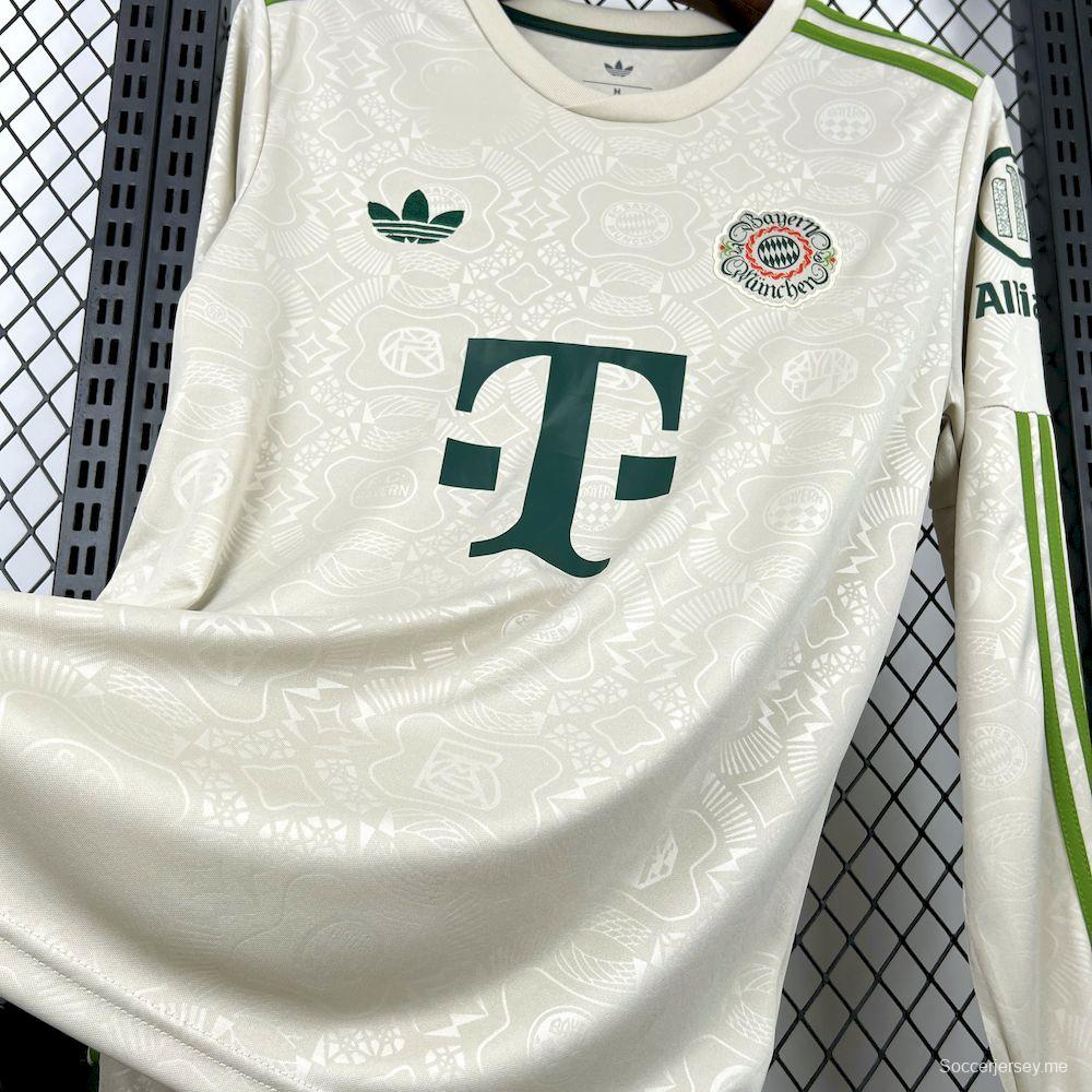 2025/26 قميص بأكمام طويلة بأكمام طويلة لرجال بايرن ميونيخ بايرن ميونيخ