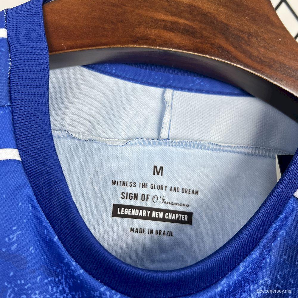 2025 قميص كرة قدم رجالي برازيل أو فينومينو #9 فاصلة أزرق اللون