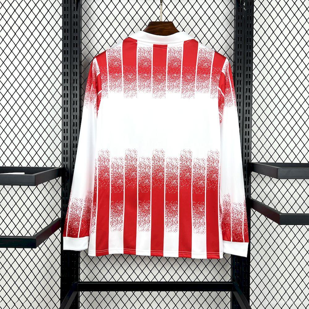 قميص بأكمام طويلة بأكمام طويلة ريترو 1991/92 كان كان كان