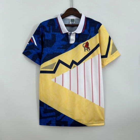 قميص ريترو 1990s تشيلسي × سكوردرو درو ريترو ماش أب جيرسي
