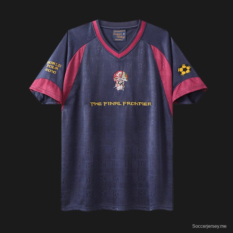 قميص وست هام يونايتد × أيرون مايدن مايدن 2010 ريترو 2010
