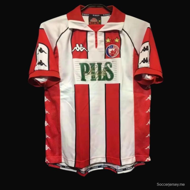 1999/00 قميص أحمر ستار بلغراد 1999/00
