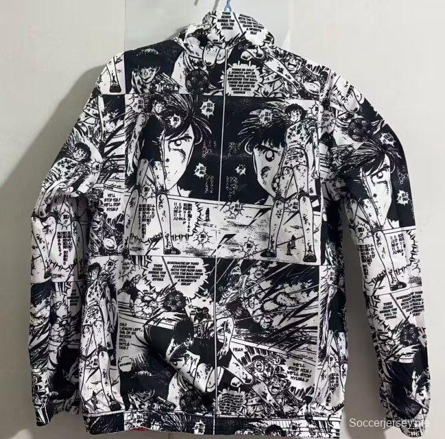 2023 جاكيت كابتن تسوباس × طوكيو ريد 2023 ياباني قابل للانعكاس بسحاب كامل قابل للانعكاس
