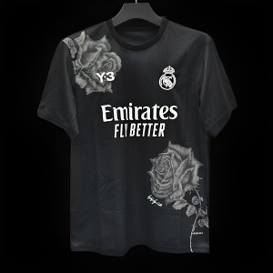 24/25 قميص ريال مدريد × ياماموتو بلاك جيرسي 24/25
