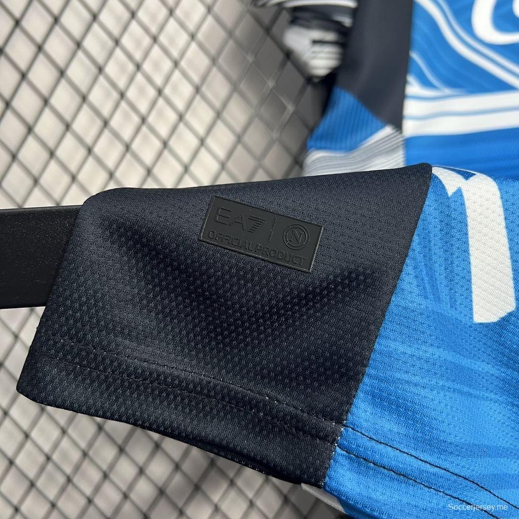 24/25 قميص نابولي الأزرق الخاص قبل المباراة 24/25 أزرق مميز