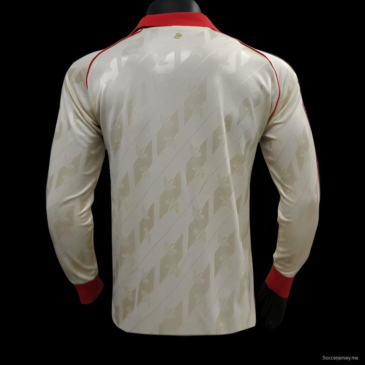 24/25 قميص بأكمام طويلة بأكمام طويلة LFSTLR من بايرن ميونيخ × أديداس أوريجينالز