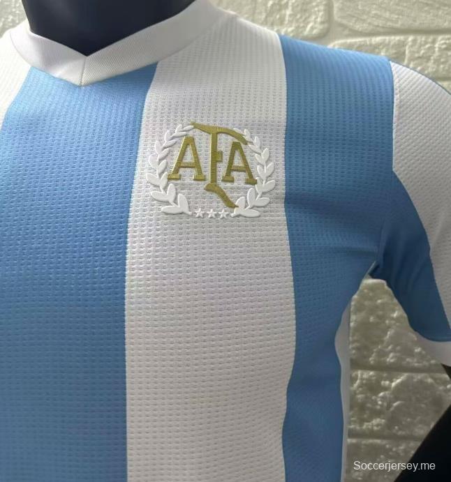 إصدار اللاعب 2024 قميص الذكرى السنوية ال 50 للأرجنتين 2024