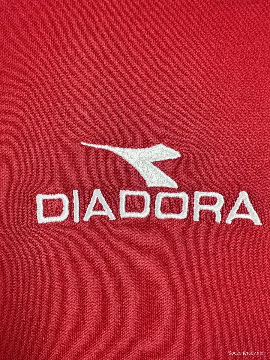 قميص ريترو 98/99 روماني قديم بأكمام طويلة