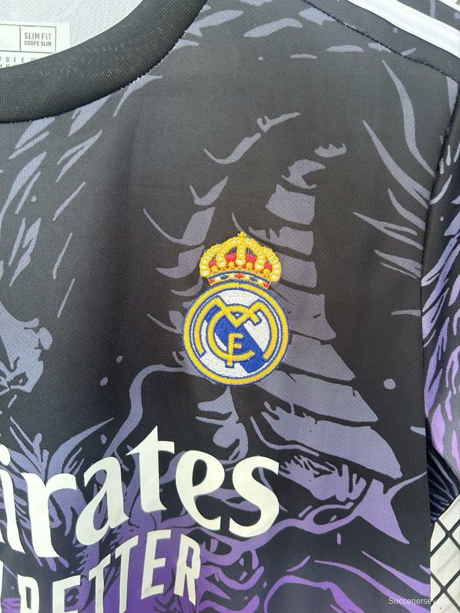 25/26 قميص ريال مدريد "تنين الأوبسيديان" الأرجواني الخاص