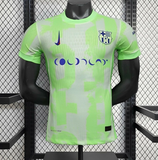 24/25 نسخة اللاعب 24/25 قميص برشلونة × كولدبلاي الثالث