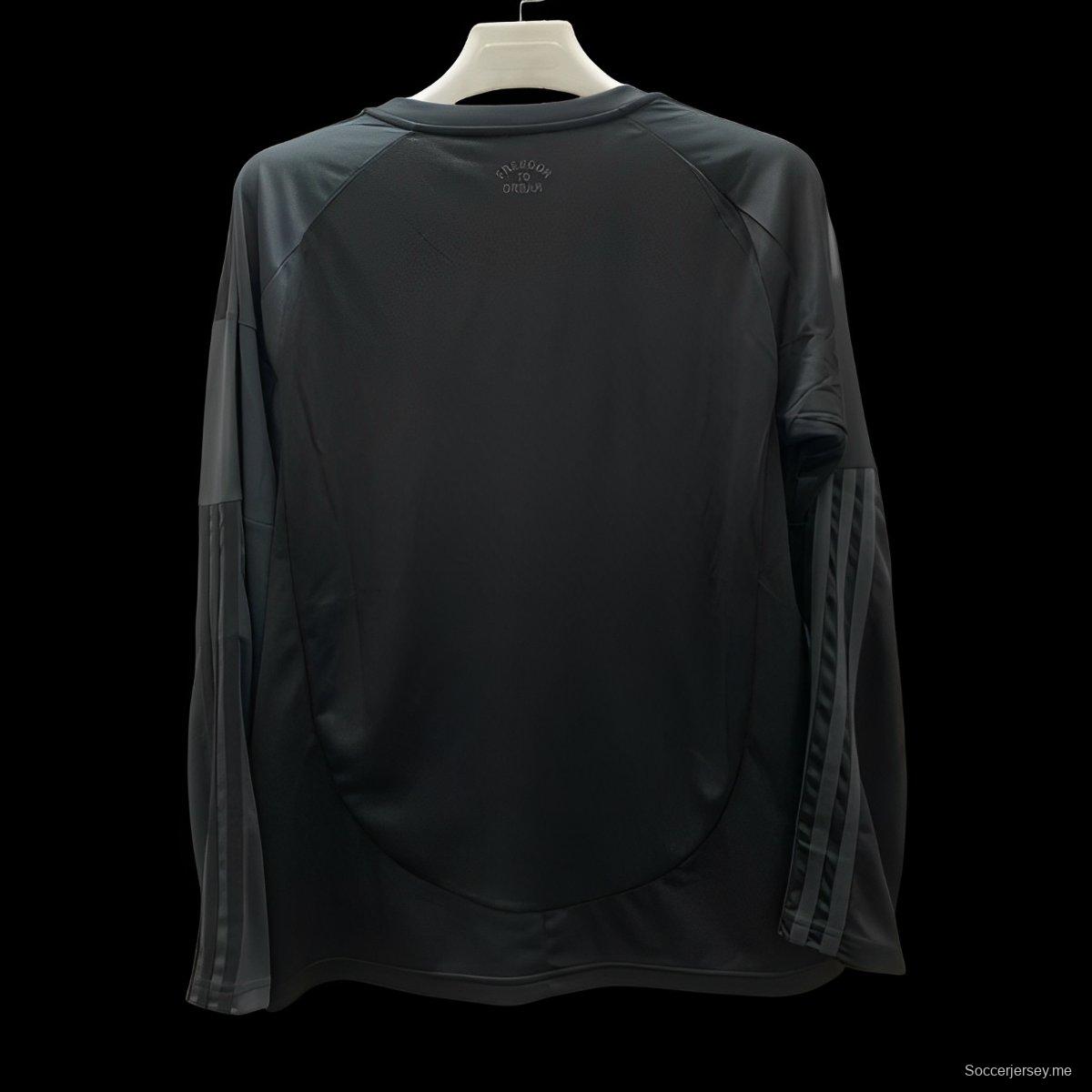 25/26 انتر ميامي انتر ميامي اوايي قميص بأكمام طويلة أسود