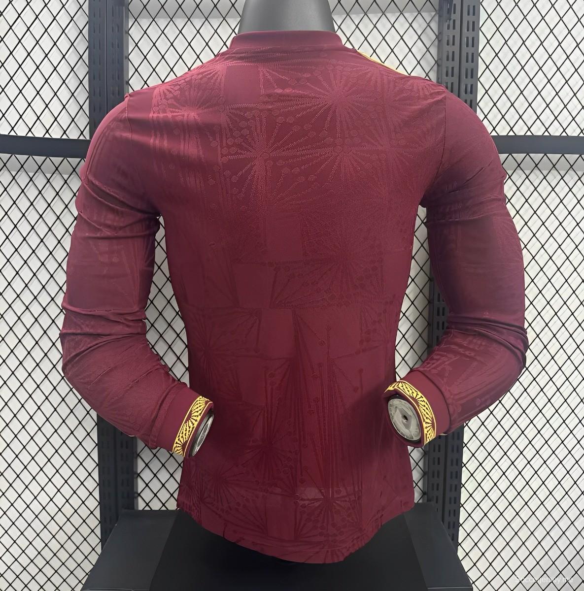 إصدار اللاعب 2025 قميص بأكمام طويلة أكمام طويلة كأس المكسيك الذهبية 2025