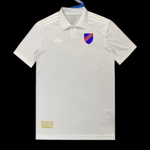 25/26 COLO COLO قميص الذكرى المئوية البيضاء