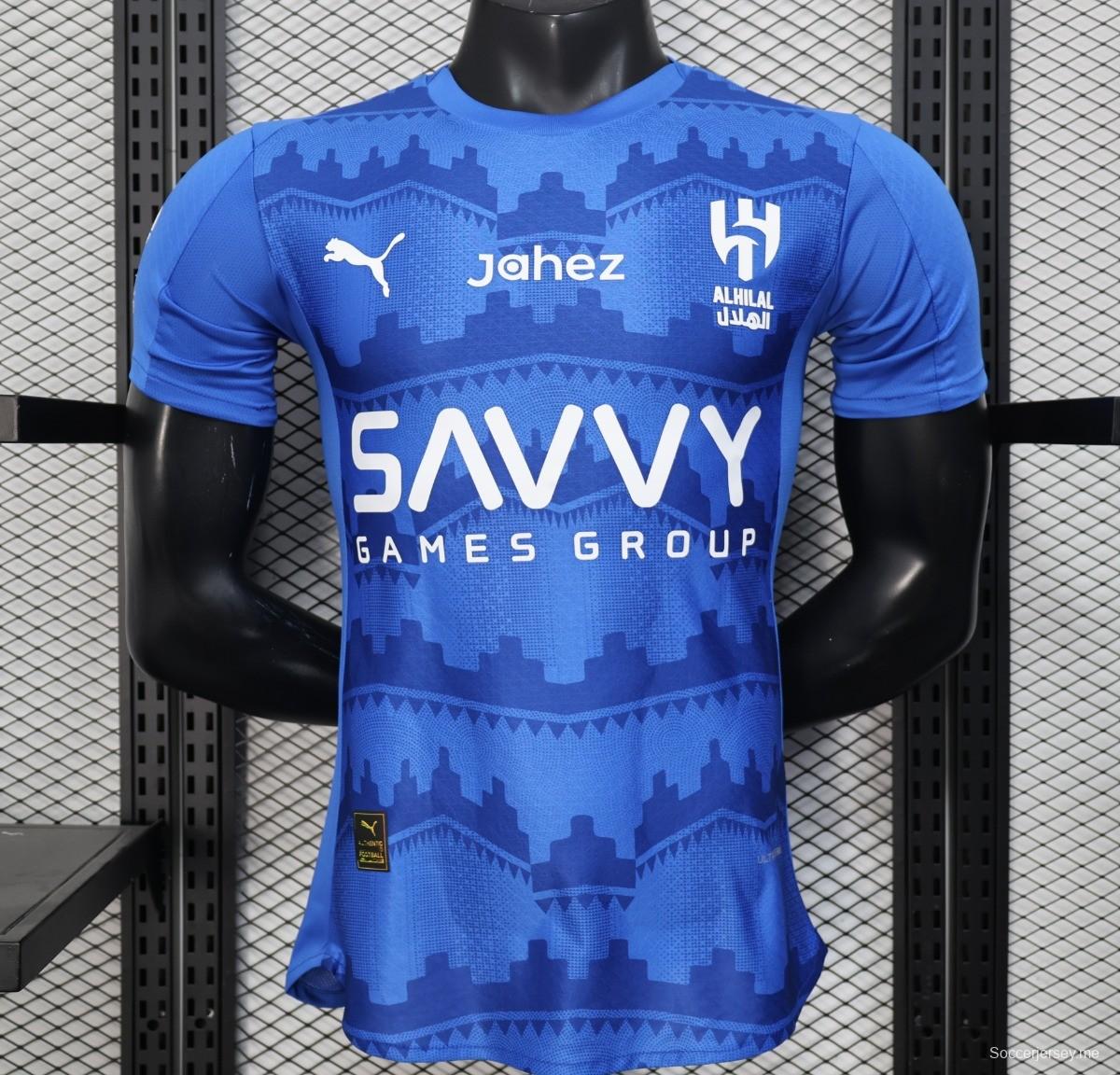 إصدار اللاعب 25/26 قميص الهلال الأساسي 25/26