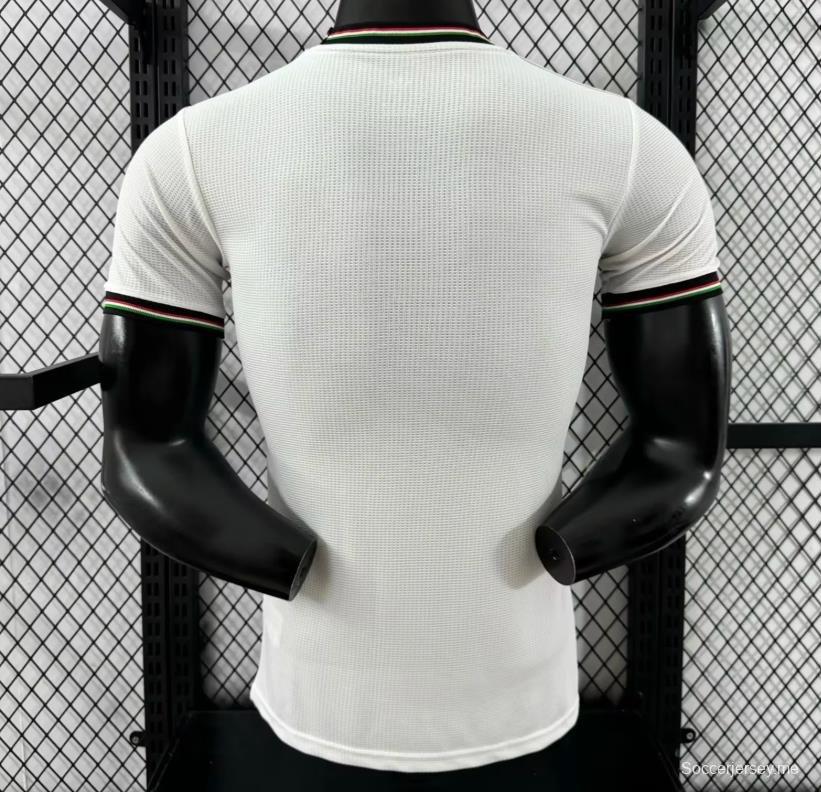 إصدار اللاعب 25/26 قميص يوفنتوس الأبيض قبل المباراة 25/26