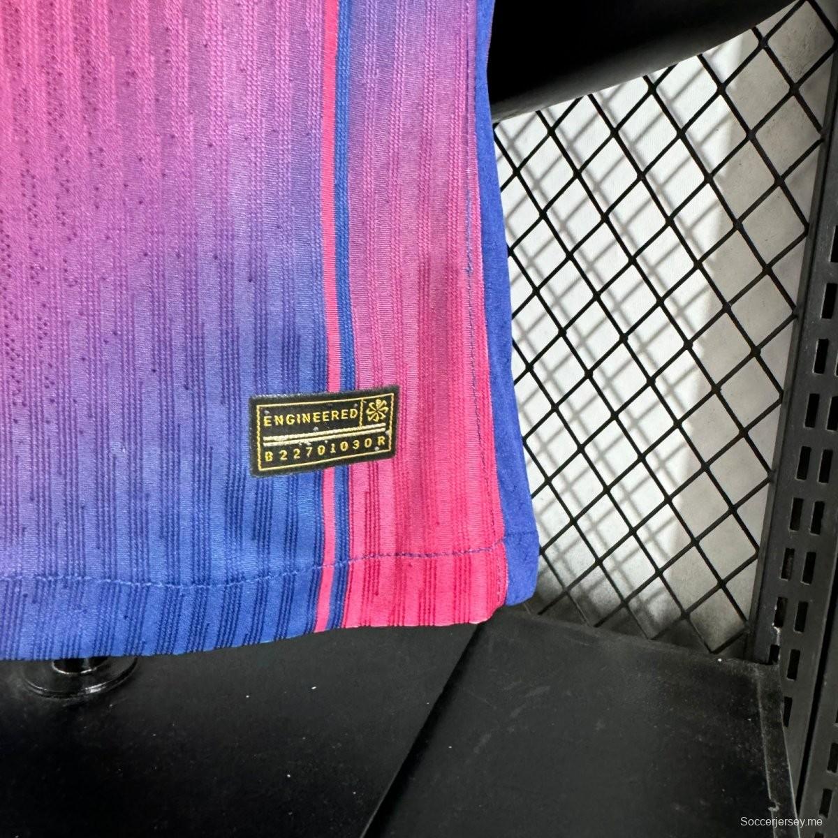 نسخة اللاعب 25/26 قميص برشلونة الأساسي 25/26