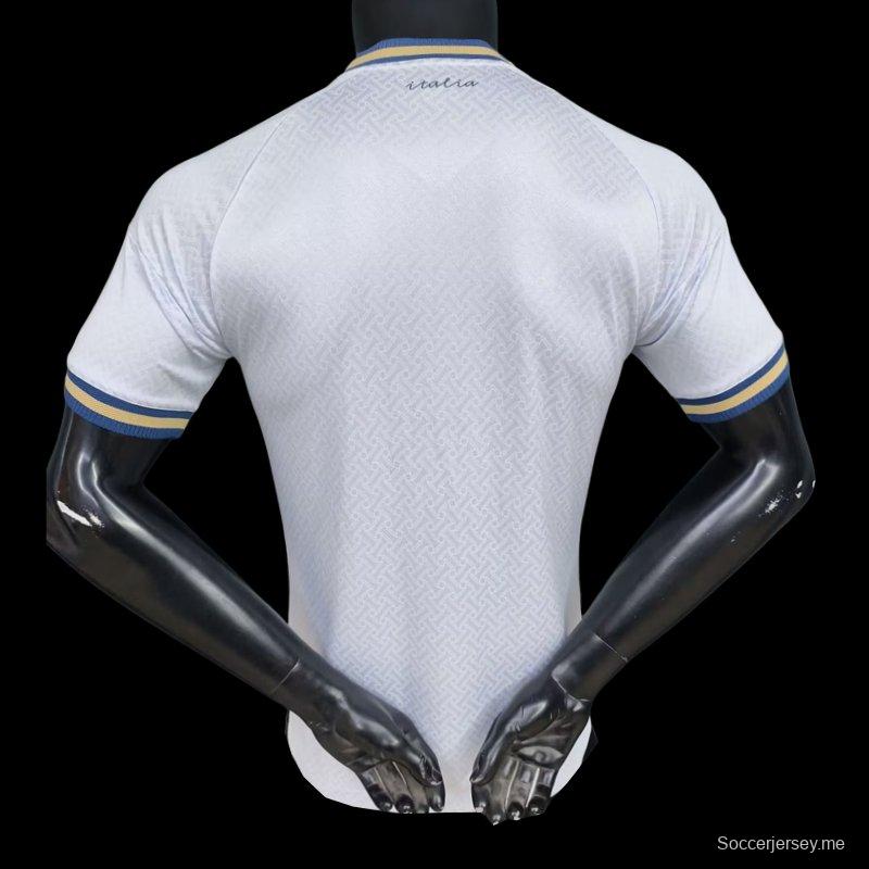 Player Version 2025 Italy Away WHITE Jersey
