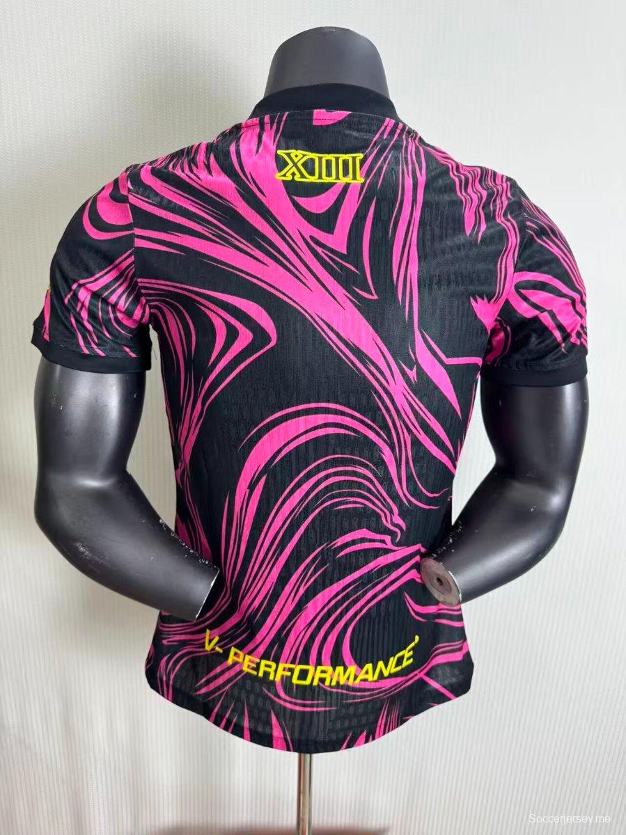 إصدار اللاعب 25/26 قميص ملك برشلونة الأزرق الملكي بوردو 25/26