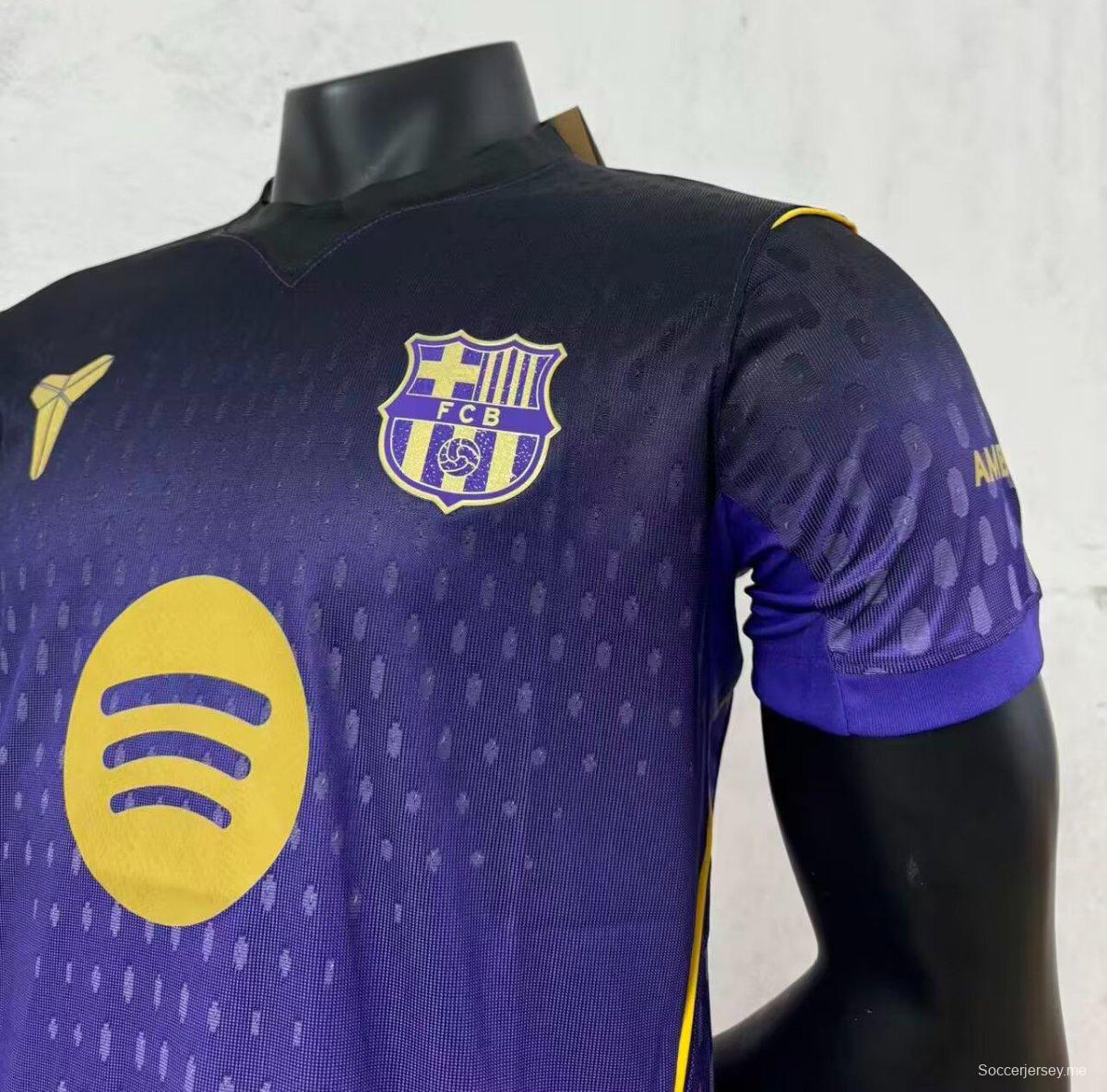 إصدار اللاعب 25/26 قميص برشلونة مامبا آواي مامبا البنفسجي