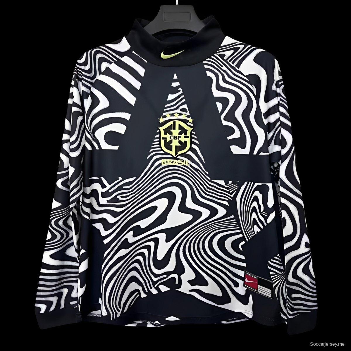 2026 قميص بأكمام طويلة لحارس مرمى البرازيل 2026