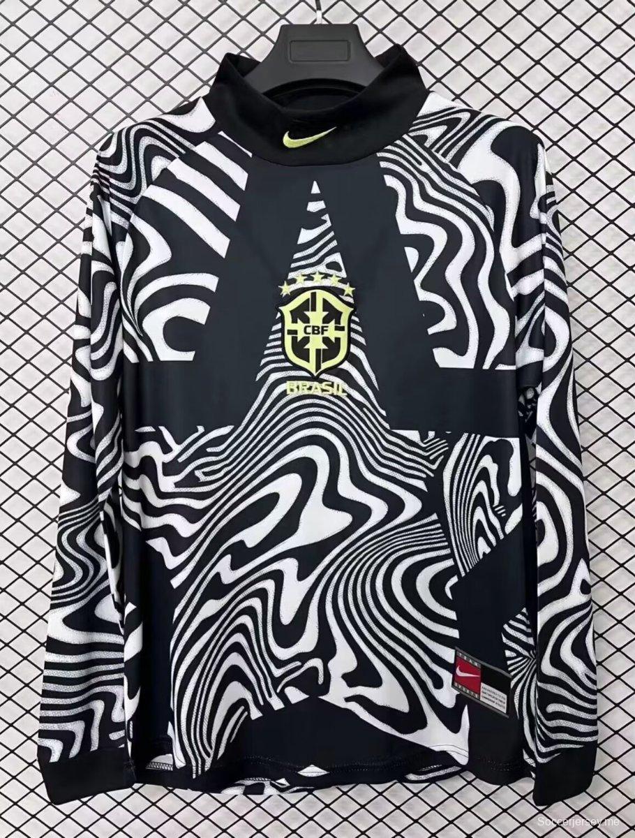 2026 قميص بأكمام طويلة لحارس مرمى البرازيل 2026