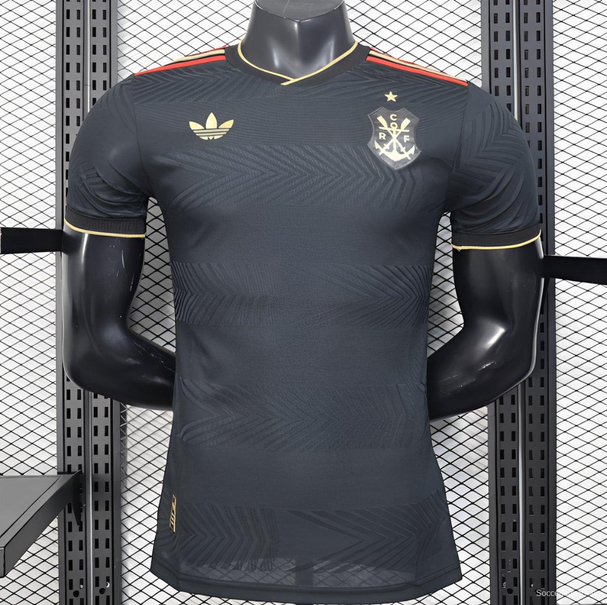 25/26 نسخة اللاعبين قميص فلامنغو الأسود للعب خارج أرضه