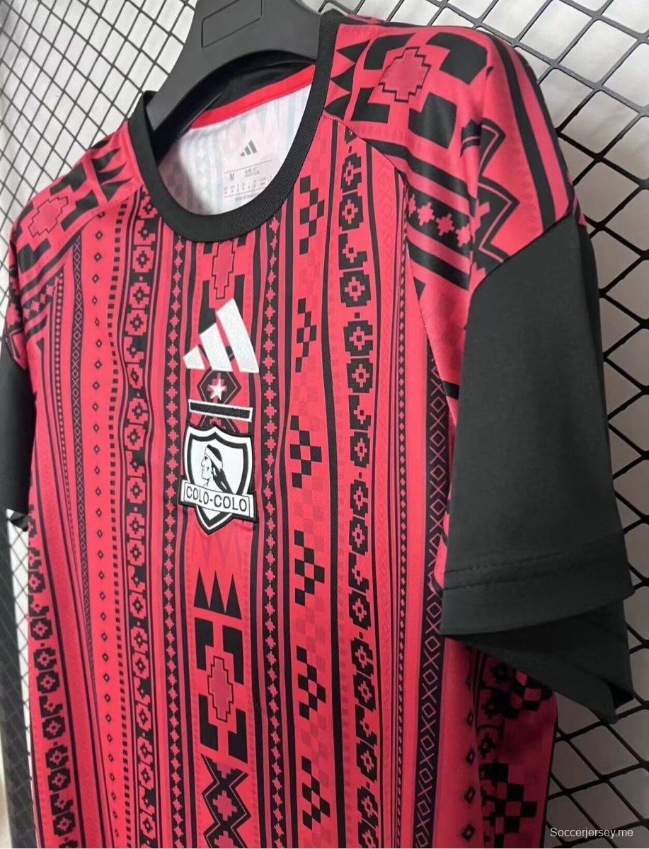 26/27 كولو كولو قميص ما قبل المباراة الأحمر
