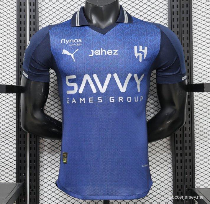 قميص الهلال الأزرق (الملعب) للموسم 26/27