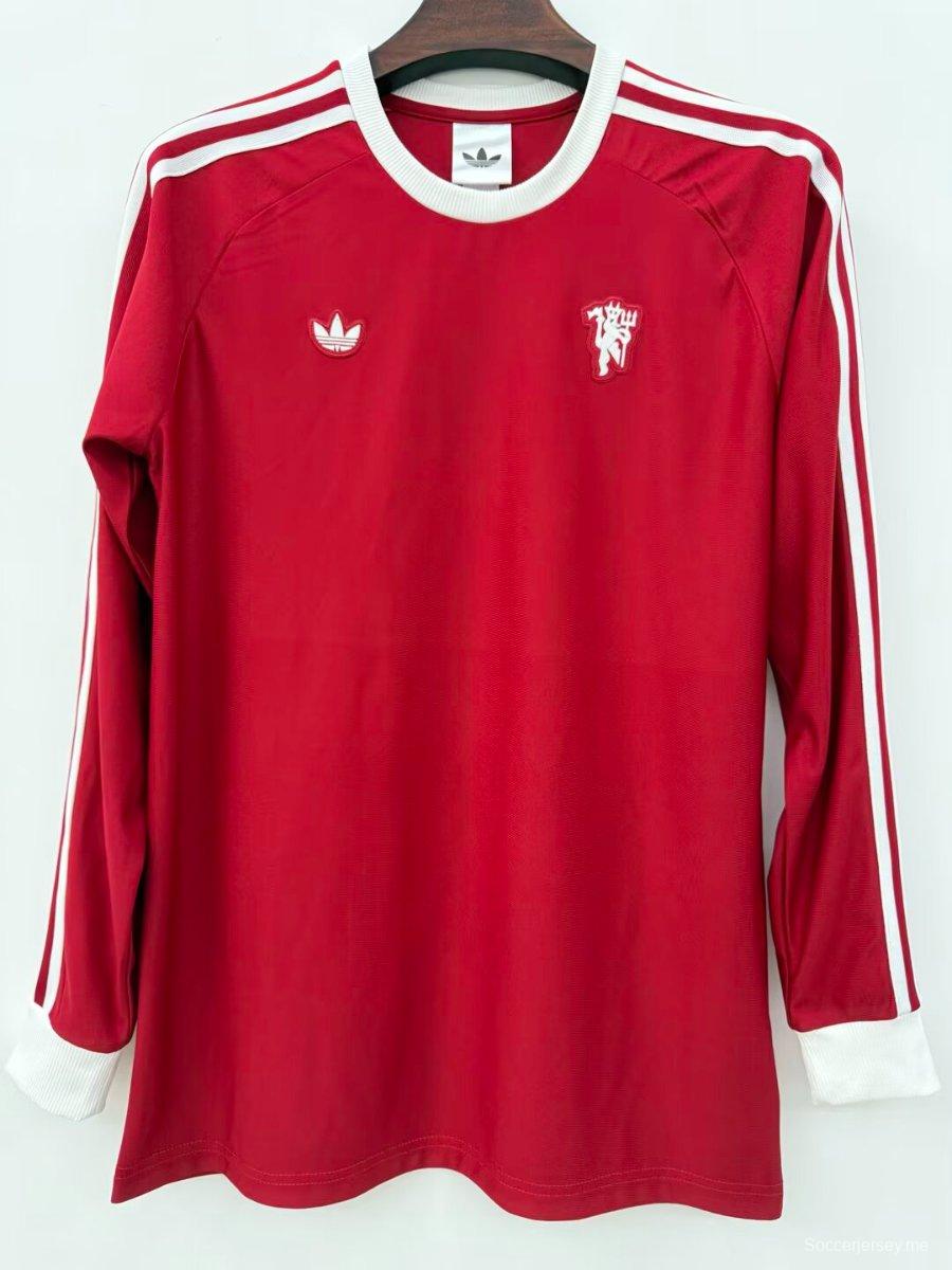 25/26 قميص من مانشستر يونايتد أوريجينالز بأكمام طويلة