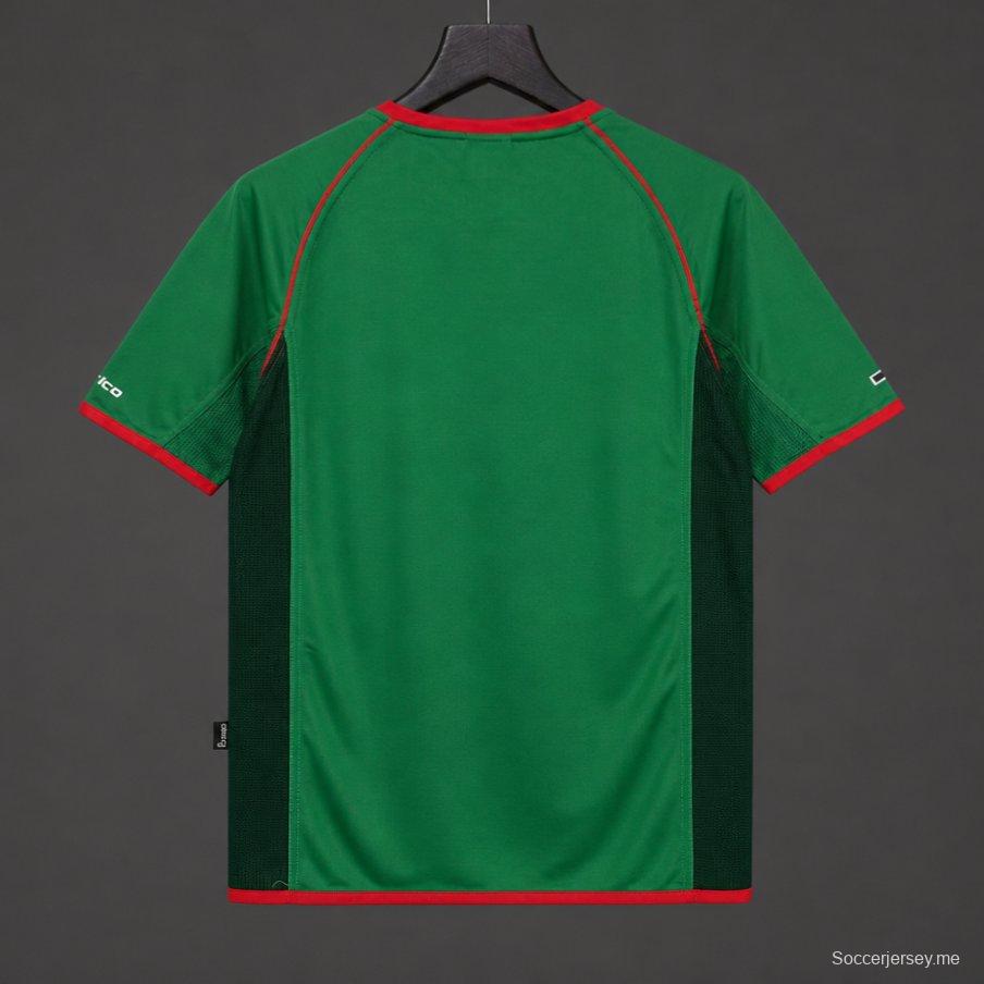 قميص المنتخب المكسيكي الرجالي لعام 2002 بنمط رجعي
