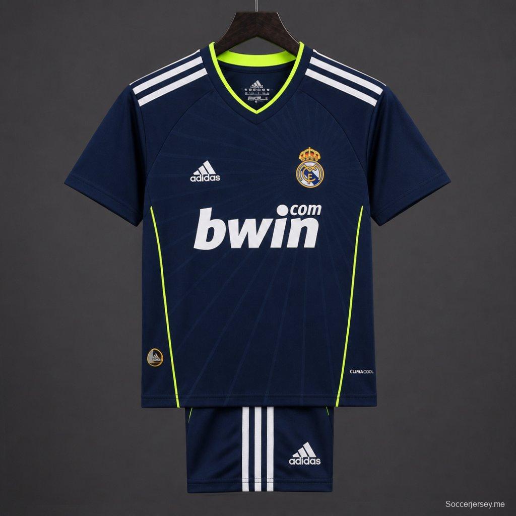 قميص ريال مدريد الزي الخارجي باللون الأزرق الداكن لموسم 2010/2011