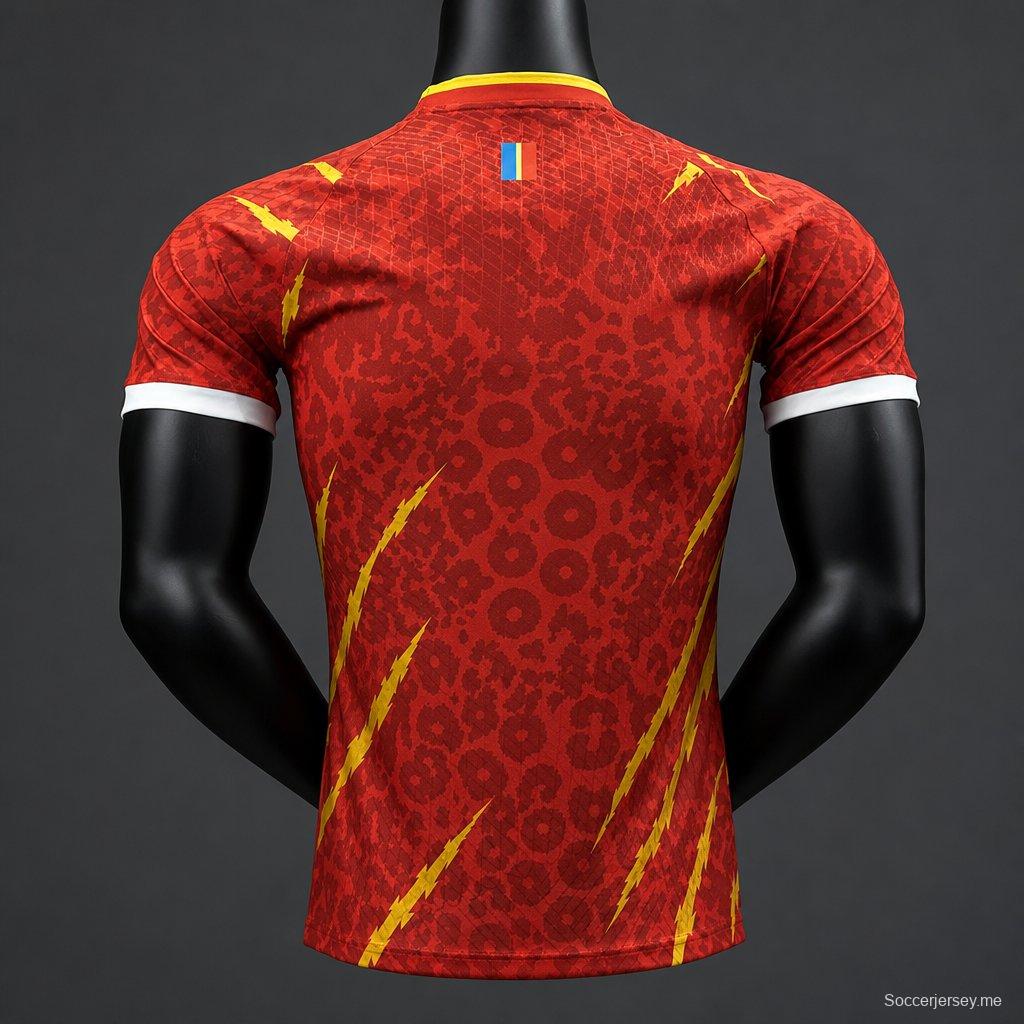القميص الأحمر الثالث لمنتخب الكونغو، إصدار اللاعبين 2026