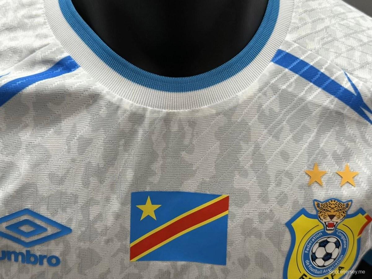 القميص الأبيض لفريق الكونغو خارج أرضه، إصدار اللاعب 2026